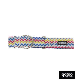 Gotoo Collar martingale de rayas para perros
