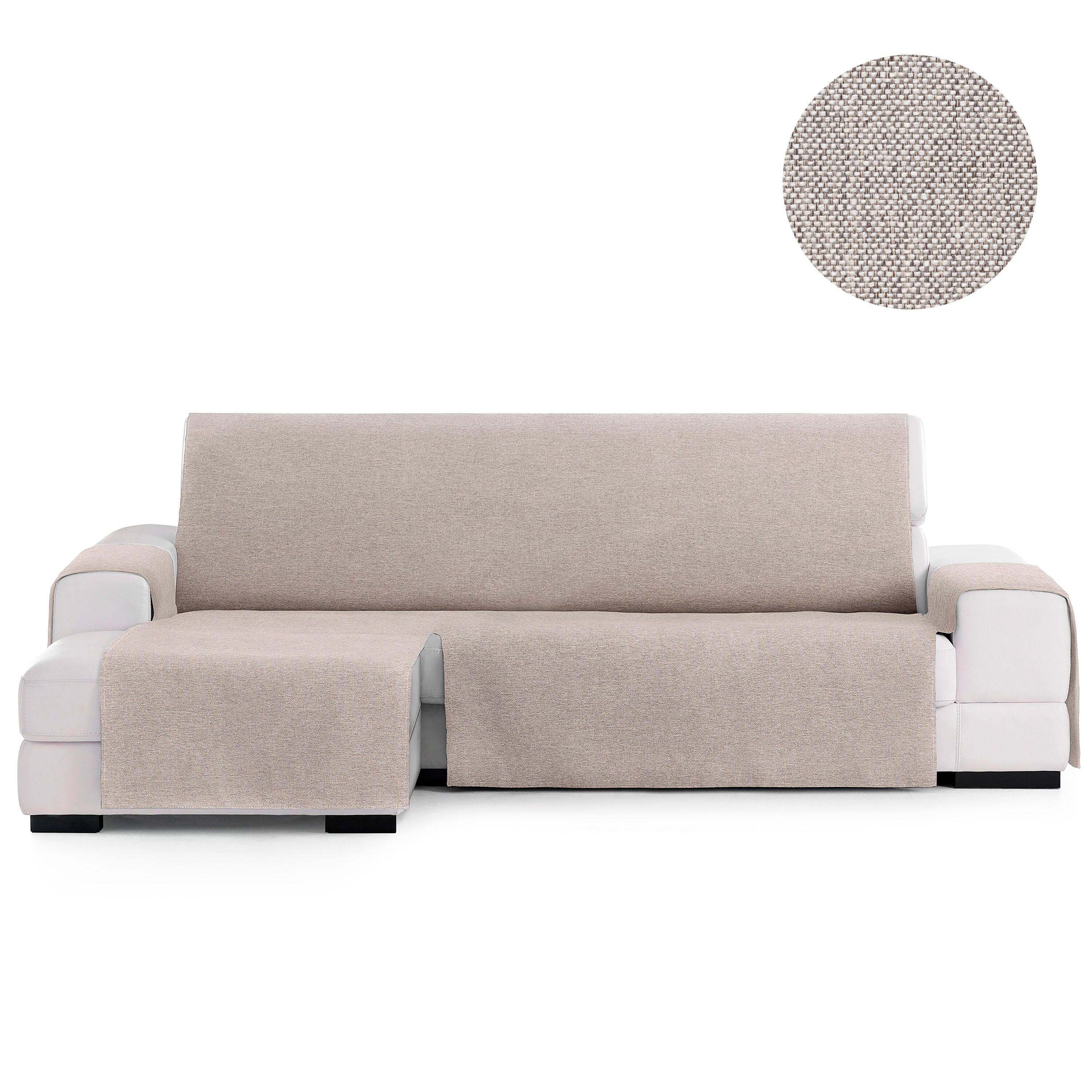 Vipalia Protector Cubre Sof&aacute; Chaise Izquierdo 290 Color Beige Modelo Brisa, , large Imagen numero 2