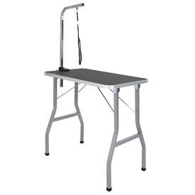 VidaXL Mesa de baño ajustable 1 lazo para mascotas