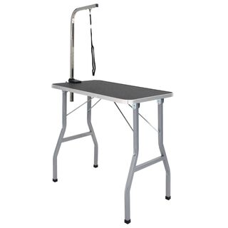VidaXL Mesa de baño ajustable 1 lazo para mascotas