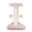 Nobleza - Juguete rascador para Gatos, Tipo Columna con Pelotas. Color Rosa, Alto 28cm., , large indicador imagen numero 1