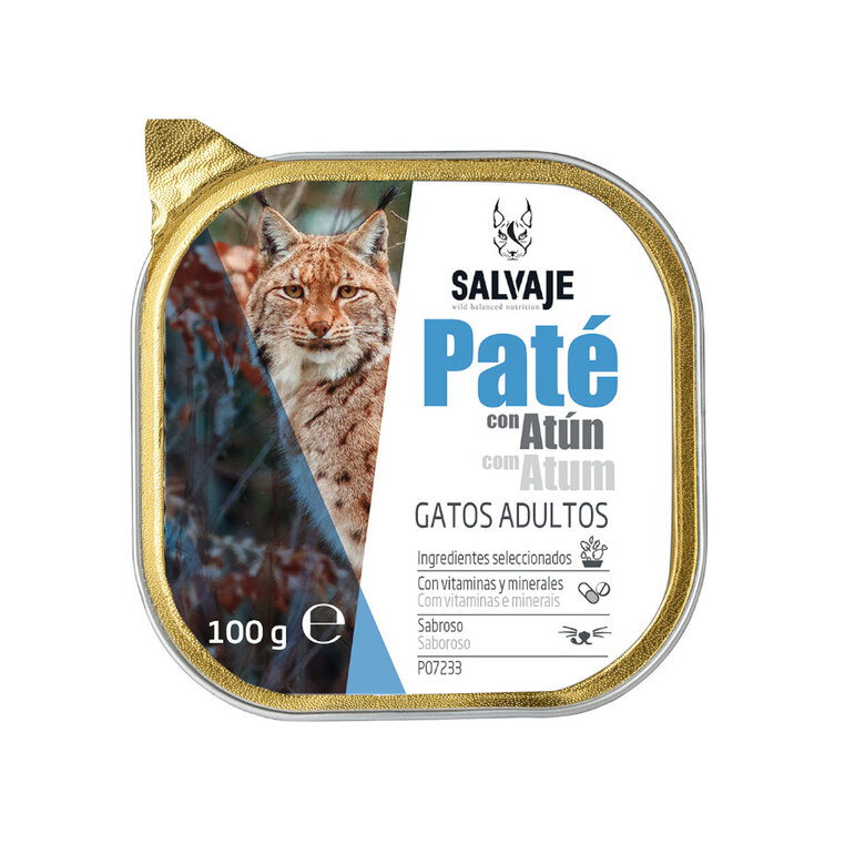 Salvaje Adulto Atún en Paté Tarrina para gatos, , large image number null