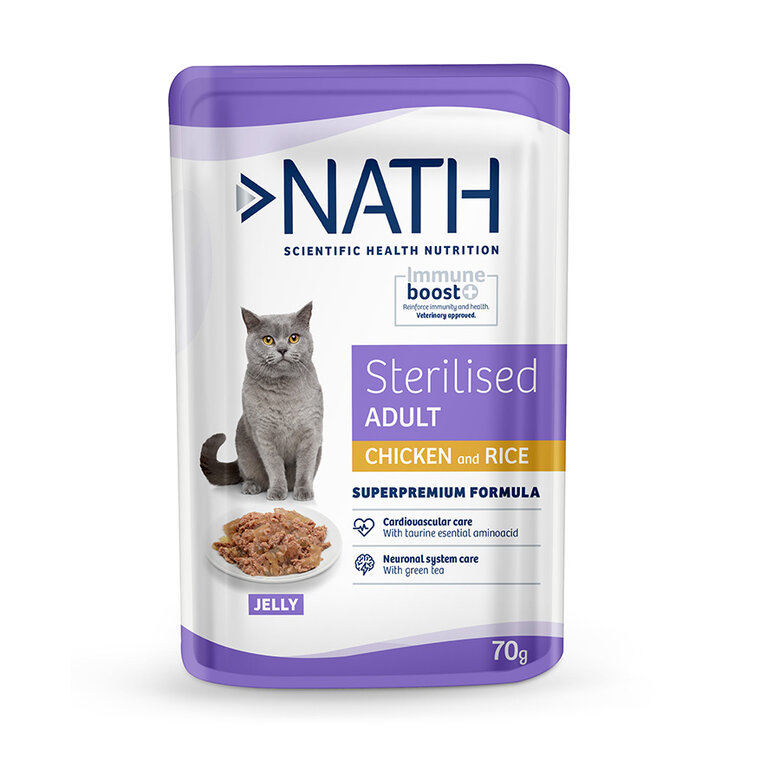 Nath Cat Adult Sterilised Gelatina Pollo 70 gr image number null