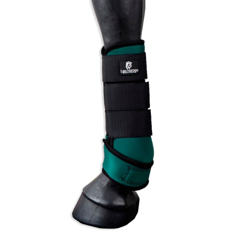 Guarnicioneria Los Nietos Protector Softopren Set De Un Par Color Verde Equipamiento Para El Caballo thumbnail