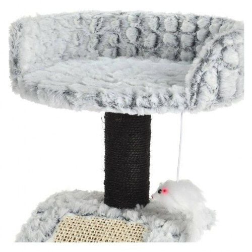 Pets collection poste rascador con soporte gris para gatos, , large Imagen numero 4