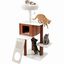 COSTWAY &Aacute;rbol para Gatos, Centro de Actividad para Mascotas | 77,5 x 29,5 x 51 cm Torre de Juego para Gatos con Casita, 3 Plataformas, Postes Rascadores, Rampa de Sisal con Agujero, , large indicador imagen numero 1