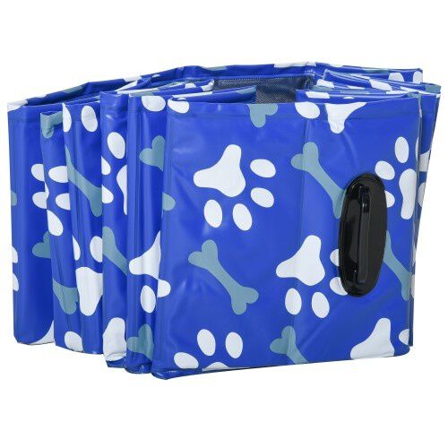 Piscina PawHut Plegable para Perros Antideslizante color Azul, , large Imagen numero 3