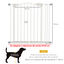 PawHut Barrera para Perros Blanco, , large indicador imagen numero 11