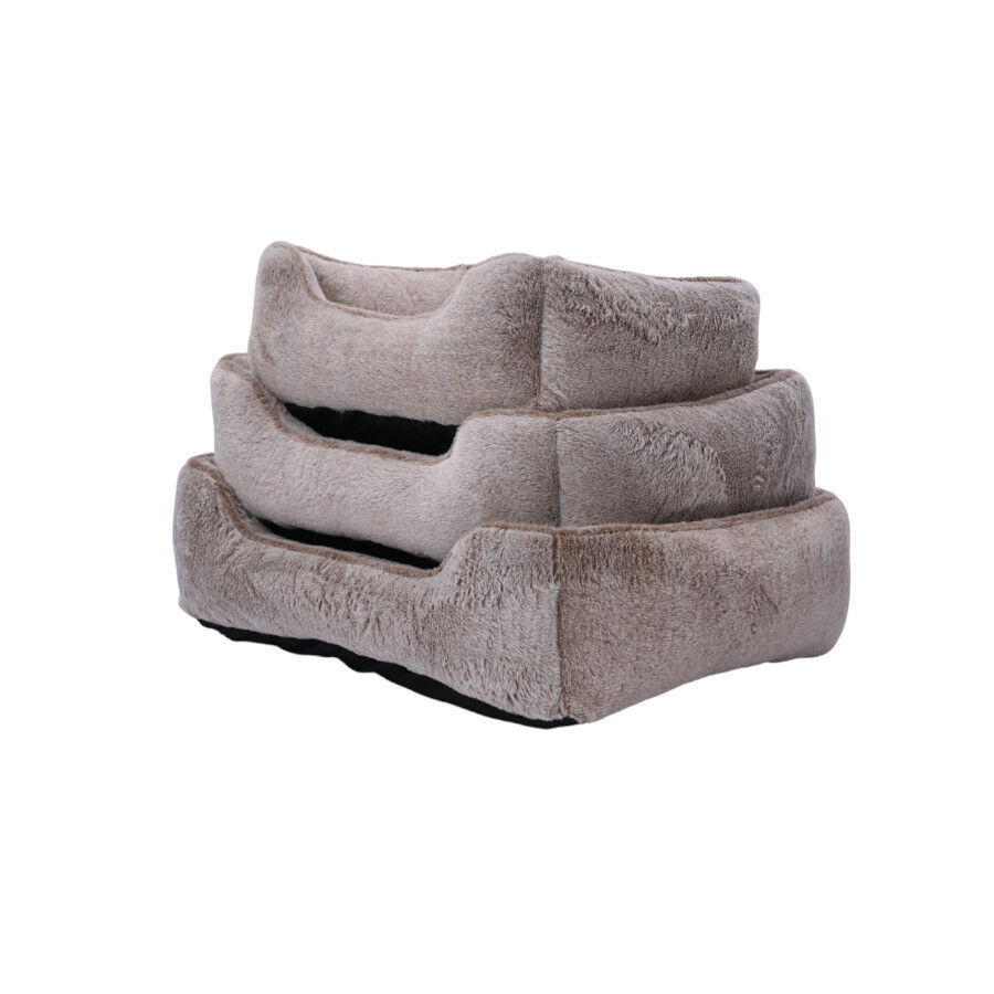 Leeby cama suave gris oscuro para perros, , large Imagen numero 10