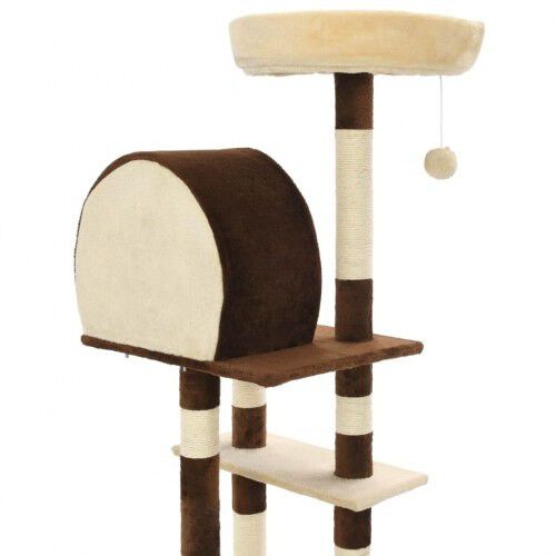 Rascador multiplataforma para gatos color Beige, , large Imagen numero 5