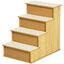 PawHut Escalera para Perros Natural y Crema, , large indicador imagen numero 1