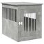 vidaXL Jaula para perros madera ingeniería gris hormigón 55x75x65 cm, , large indicador imagen numero 1