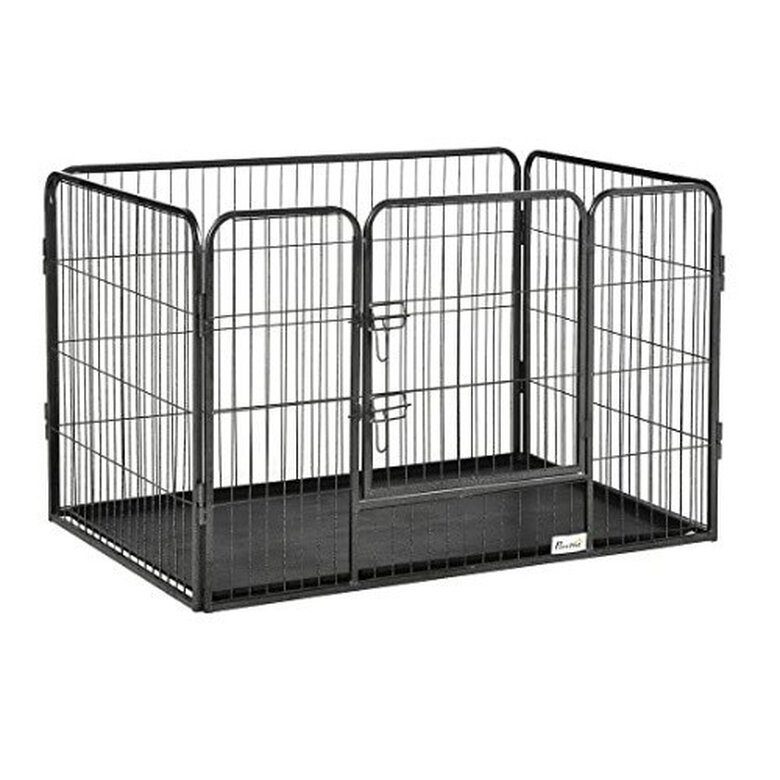 PawHut parque rectangular gris para mascotas, , large image number null