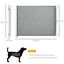 PawHut barrera de seguridad retráctil gris para perros, , large indicador imagen numero 4
