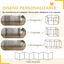 PawHut Parque de Juegos para Perros 8 Paneles Plegables Jaula Metálica para Mascotas con Puerta y Doble Cerradura para Jardín Patio Exterior Negro, , large indicador imagen numero 4