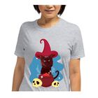 Mascochula camiseta mujer el brujo personalizada con tu mascota gris, , large image number null