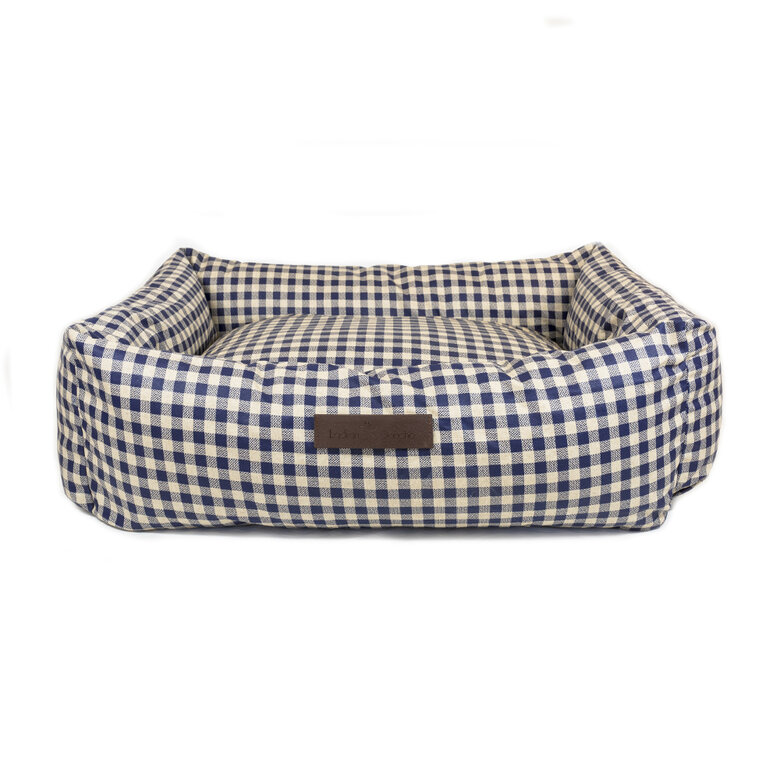 Ladran Gaucho Cama Azul impermeable Vichy para perros, , large image number null
