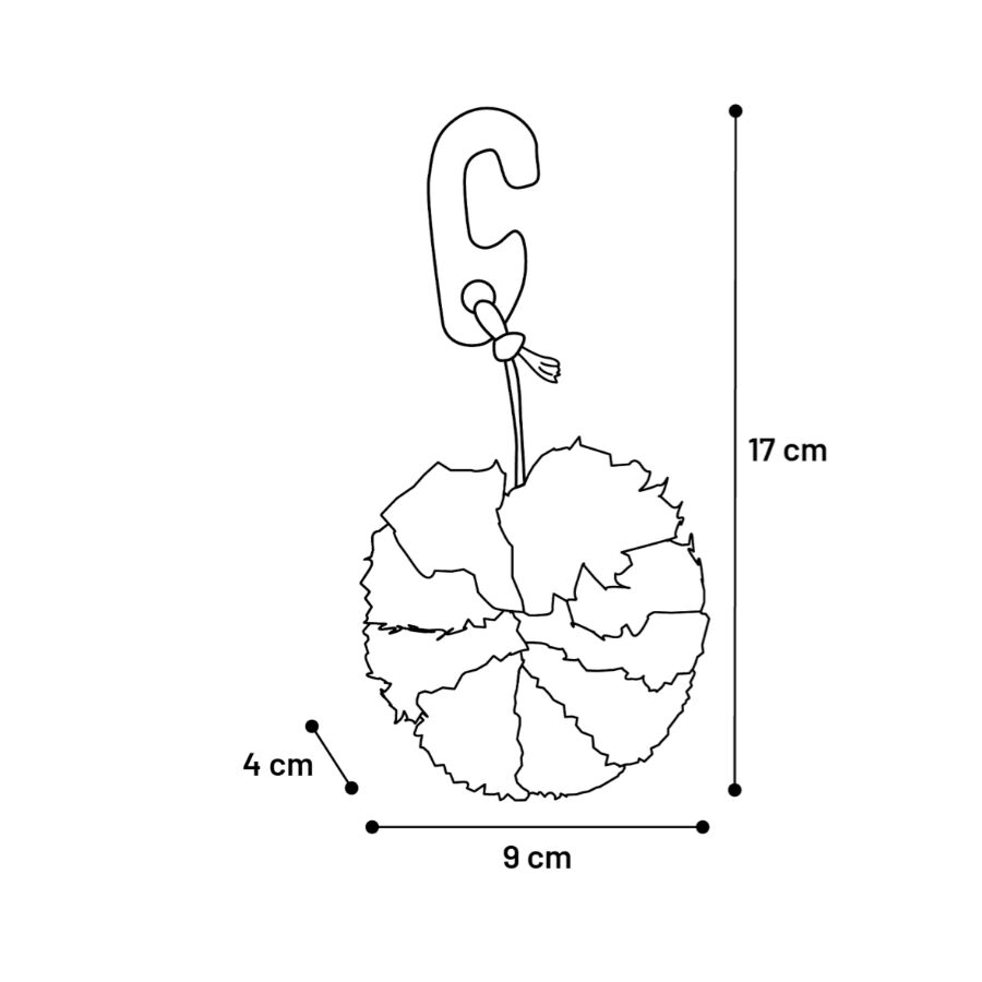 Flamingo Borre Mezcla juguete para roedores thumbnail