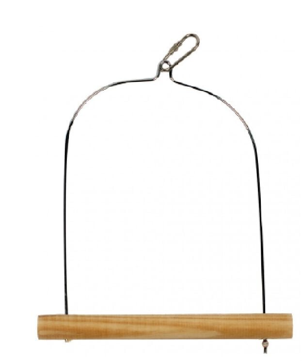 Duvo Columpio de madera y metal para aves