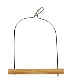 Duvo Columpio de madera y metal para aves