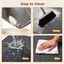 Nobleza Alfombra para Arena de Gatos XXL (101 x 71 cm) - Esterilla para Arenero de Silicona Impermeable con Bordes Elevados Anti-Fugas, Malla Recogedora de Arena Antideslizante y Lavable, Gris, , large indicador imagen numero 4