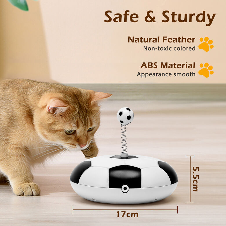 Nobleza 5 en1 Juguetes para Gatos con LED Rojo Inteligencia Automático en Movimiento para Gatos thumbnail