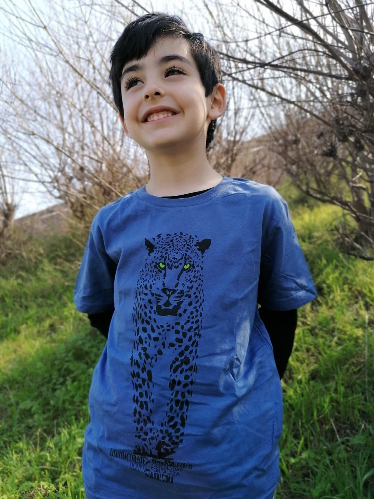 Camiseta niño/a jaguar color Azul thumbnail