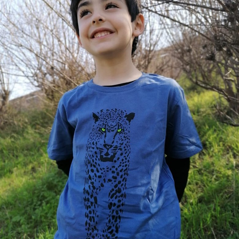 Camiseta niño/a jaguar color Azul, , large image number null