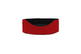 Gauty Cama Redonda impermeable rojo y negro para Perros y Gatos