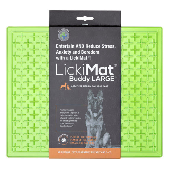 Comedero LickiMat Mini Buddy Verde para perro, , large Imagen numero 1