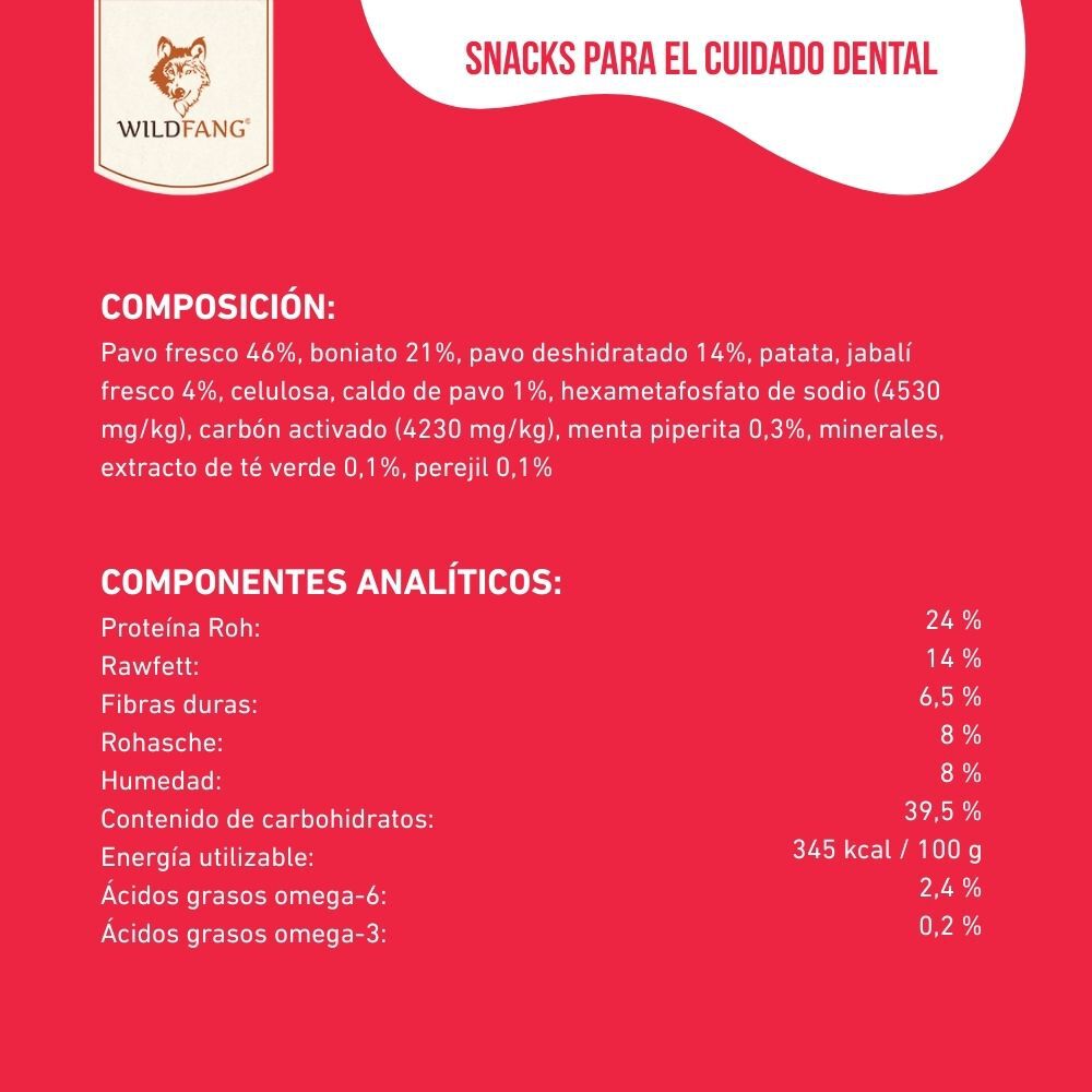 Wildfang - Bocadillos de cuidado dental - sin grano - 1 x 70g, , large Imagen numero 3