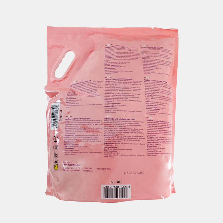 SUSTRATO EN PELET PARA GATO KATOCLEAN BIODEGRADABLE thumbnail