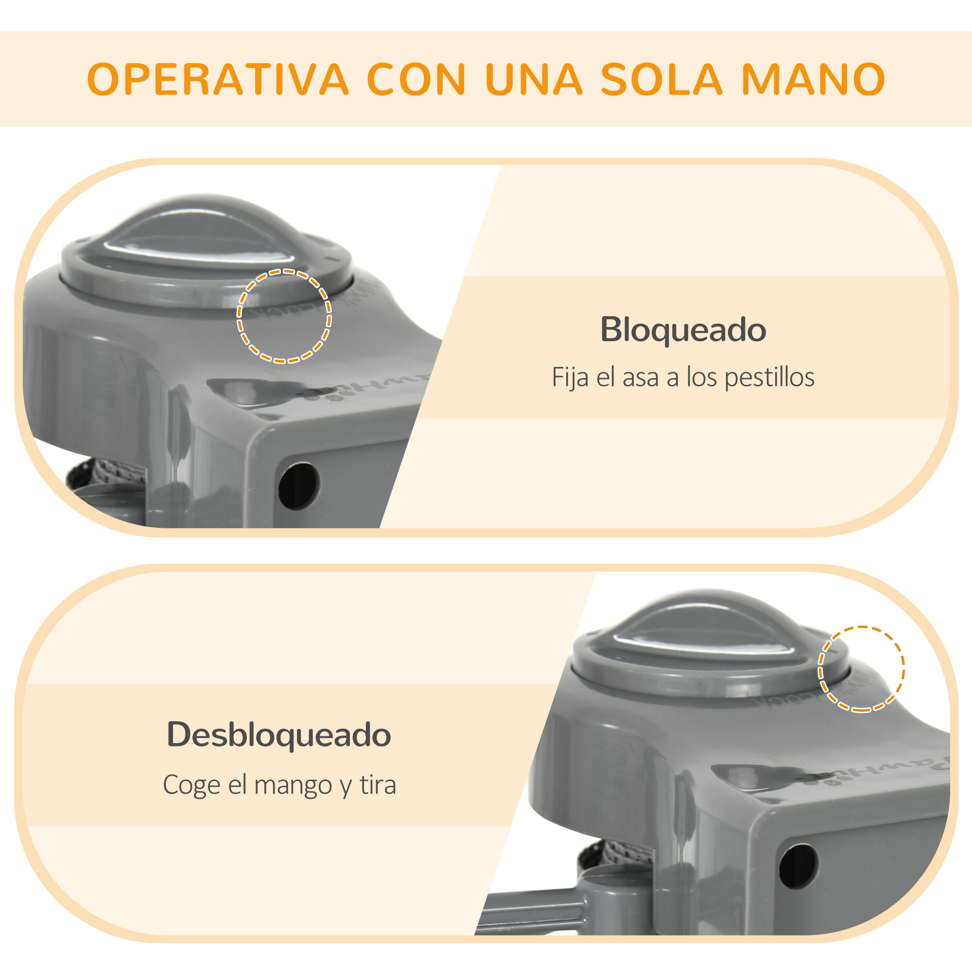 PawHut Puerta de Seguridad para Perros y Gatos Extensible 0-150 cm Puerta Retr&aacute;ctil para Mascotas Barrera para Escaleras y Pasillos Aleaci&oacute;n de Aluminio 165x10,7x85 cm Gris, , large Imagen numero 4