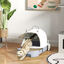 PawHut Arenero para Gatos Blanco y Gris, , large indicador imagen numero 2