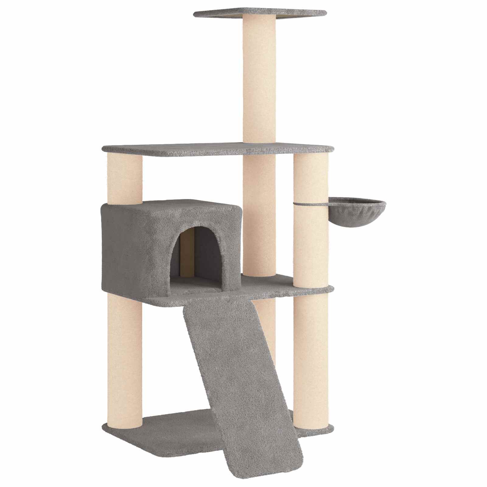 vidaXL &Aacute;rbol para gatos con postes de sisal Muebles Gatos &Aacute;rbol Interior, , large Imagen numero 1
