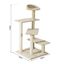 Árbol rascador PawHut para gatos color Beige, , large indicador imagen numero 3