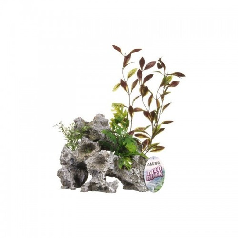Marina deco rock - roca con plantas color Gris, , large image number null