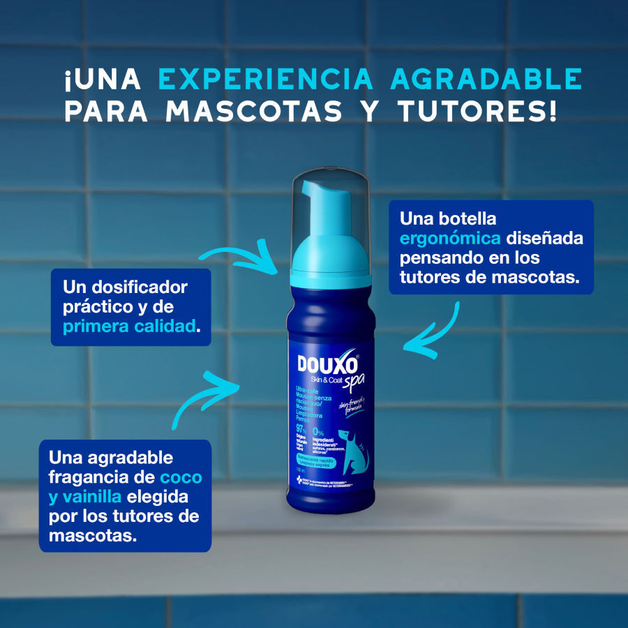 Ceva Douxo Spa Mousse Limpiador Expr&eacute;s para perros, , large Imagen numero 3