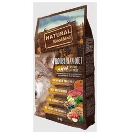 Natural woodland wild iberian pienso cerdo ibérico y jabalí para perros
