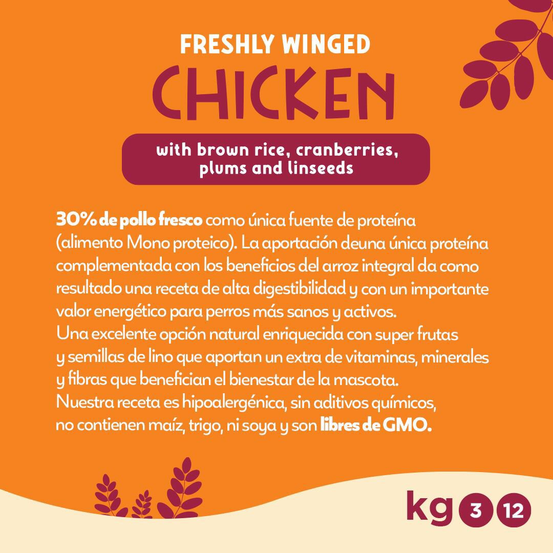 Pienso Fillip Mango adultos pollo y arroz 12kg, , large Imagen numero 2