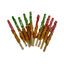 10 barritas Wonder Christmas Barritas Twist de Cuero con Pollo para perros, , large indicador imagen numero 2