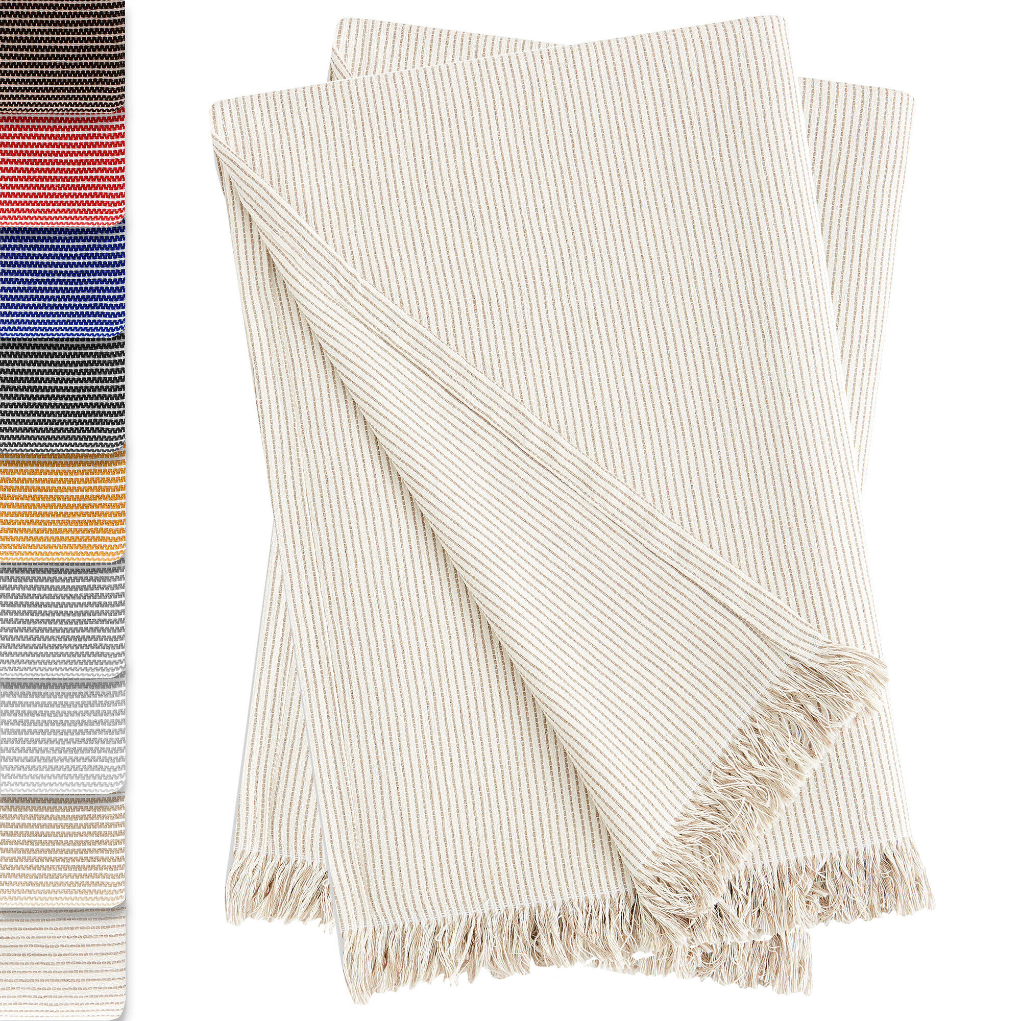 Pack de 2 Plaid Paul Colchas Multiusos 230 x 260 cm Blanco, , large Imagen numero 1