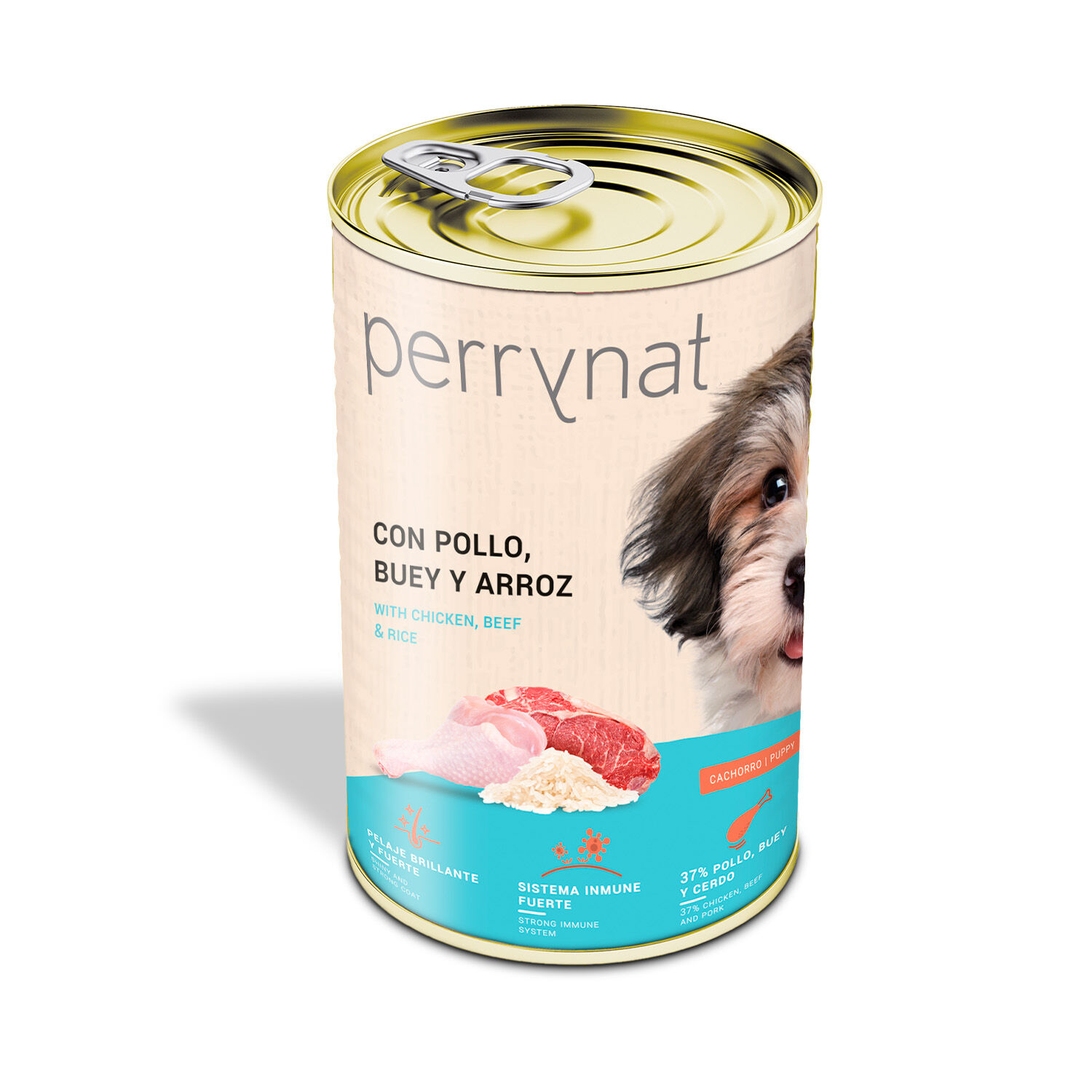 Dibaq Perrynat Cachorros , 400 gr x 12 latas para perros