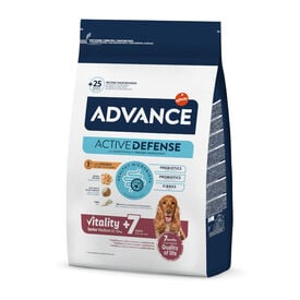 Advance Medium Senior +7 Active Defense Pollo y Arroz pienso para perros