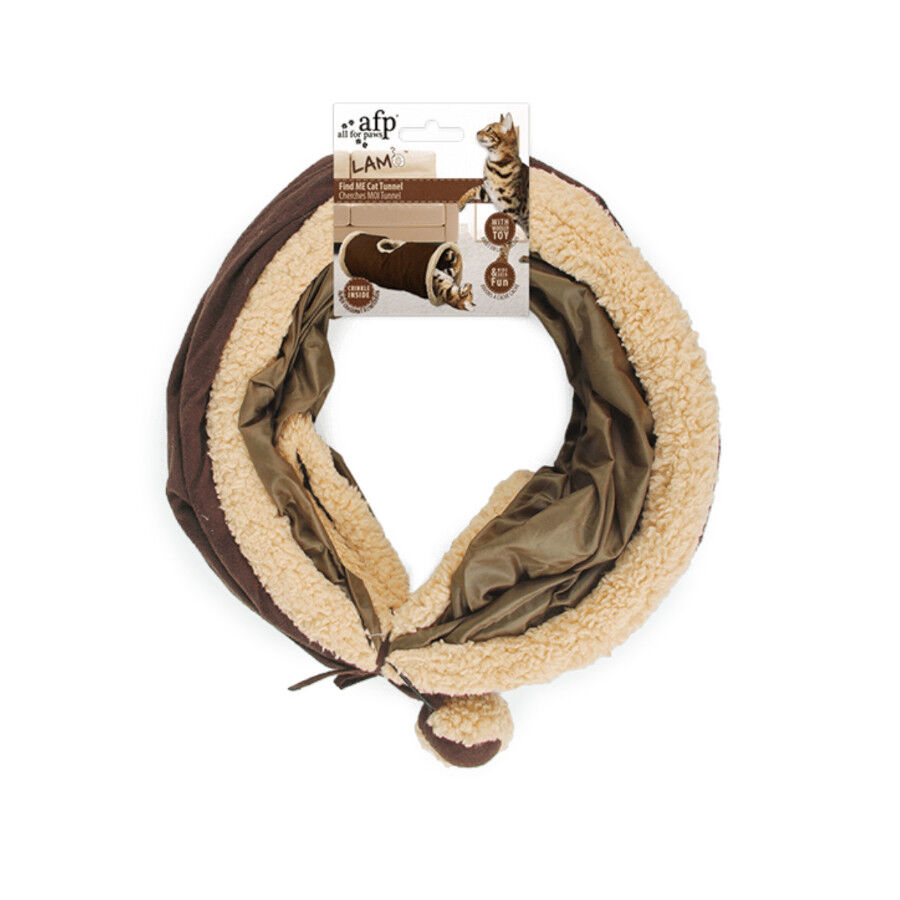 All For Paws Tunel plegable Marr&oacute;n para gatos&nbsp;, , large Imagen numero 2