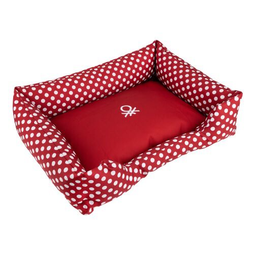 Benetton funda cuna Roja Lunares S:55 cm x 40 cm, , large Imagen numero 1