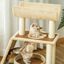 PawHut Árbol Rascador Con Escalera para gatos, , large indicador imagen numero 5