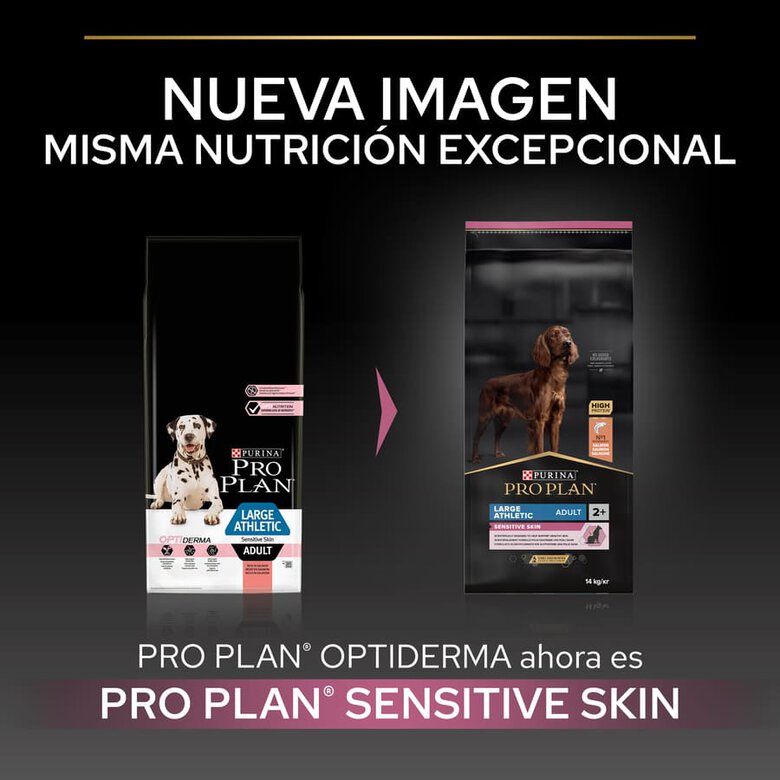 Pro Plan Large Athletic Adult Salmón piel sensible pienso para perros, , large image number null