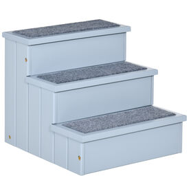 PawHut Escalera Gris para mascotas