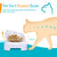 Nobleza - Comedero Gato con 0°y 15°Ángulo Ajustable, Cuenco con Soporte Elevado, Comedero Doble Transparente para Perro y Gato, Base de Silicona Antideslizante Comedero para Gatos ( 2 Tazones), , large indicador imagen numero 4